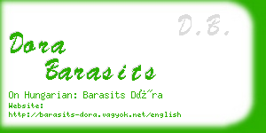 dora barasits business card